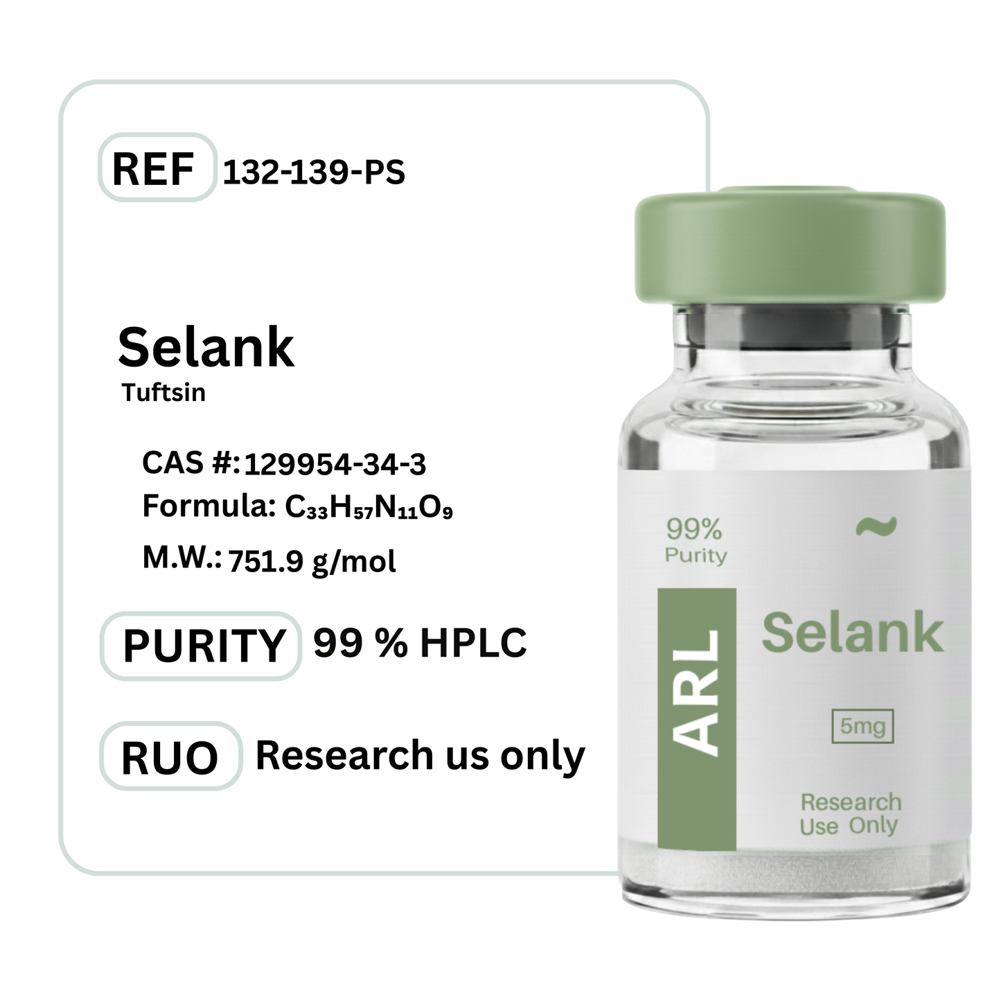Selank - Premium Research Peptide